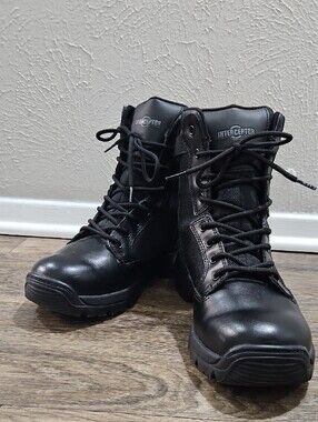 LIKE NEW! Interceptor Men's Guard Zippered 6" Soft Toe Tactical Boots Size 7.5